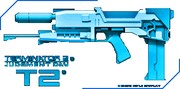 Terminator Westinghouse M95A1 Phased Plasma Gun 40 Watt Rifle Prop Rep –